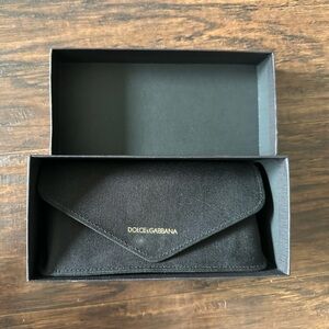 Dolce & Gabbana Glasses Box, Hard Case & Soft Bag with Paperwork: NEW